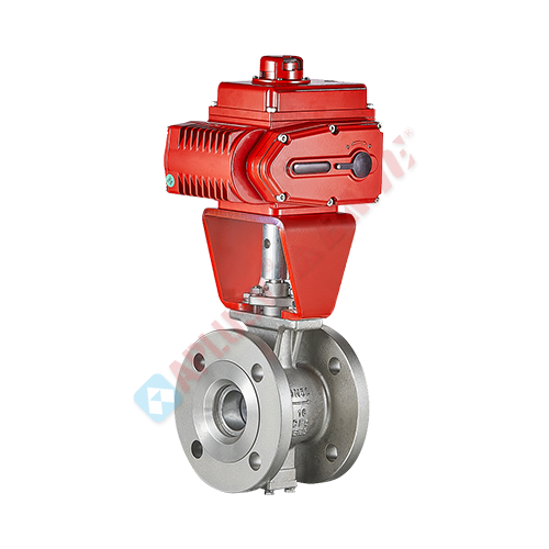 Multifunctional V-type ball valve (regulation/switching)