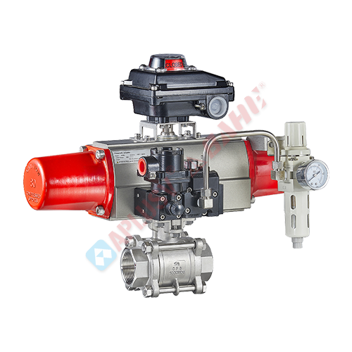 High-performance three-piece ball valve