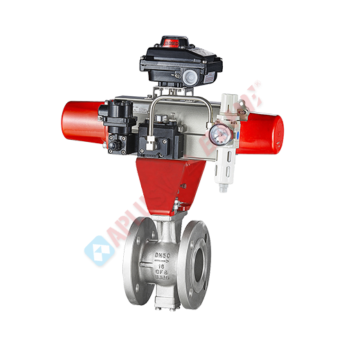 Full-function eccentric hemisphere valve