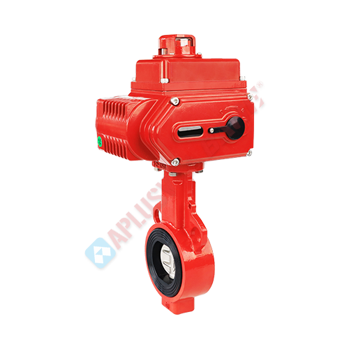 Straight shaft centerline rubber-sealed butterfly valve