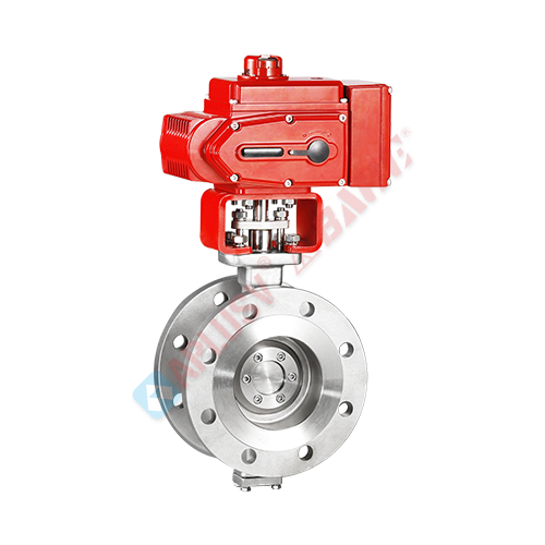 Three-bias hard-sealing butterfly valve