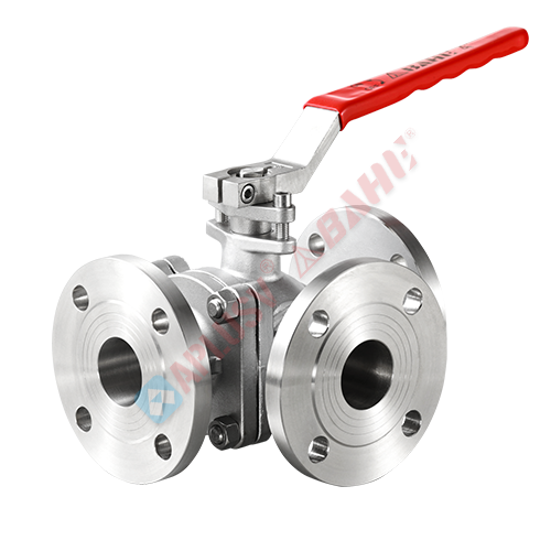 Three-way T-type/L-type ball valve (diversion/concatenation)