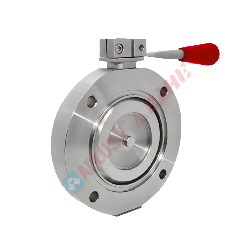 High vacuum butterfly valve