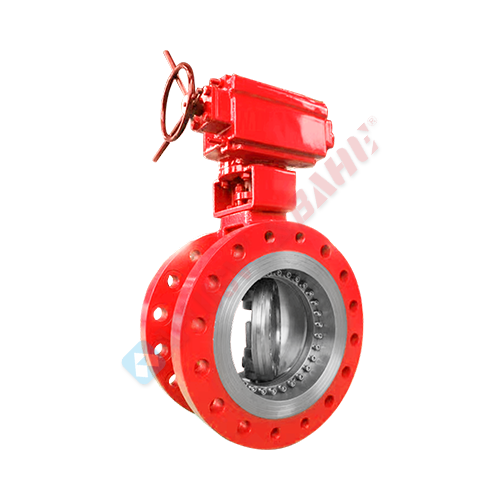 Double eccentric two-way sealing butterfly valve