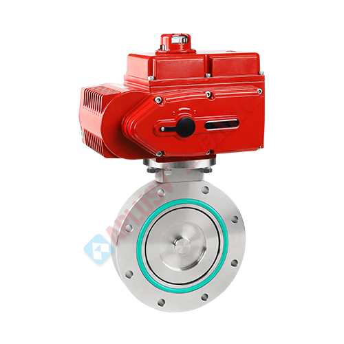 High vacuum butterfly valve